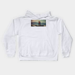 The Sphinx of the White Desert Kids Hoodie